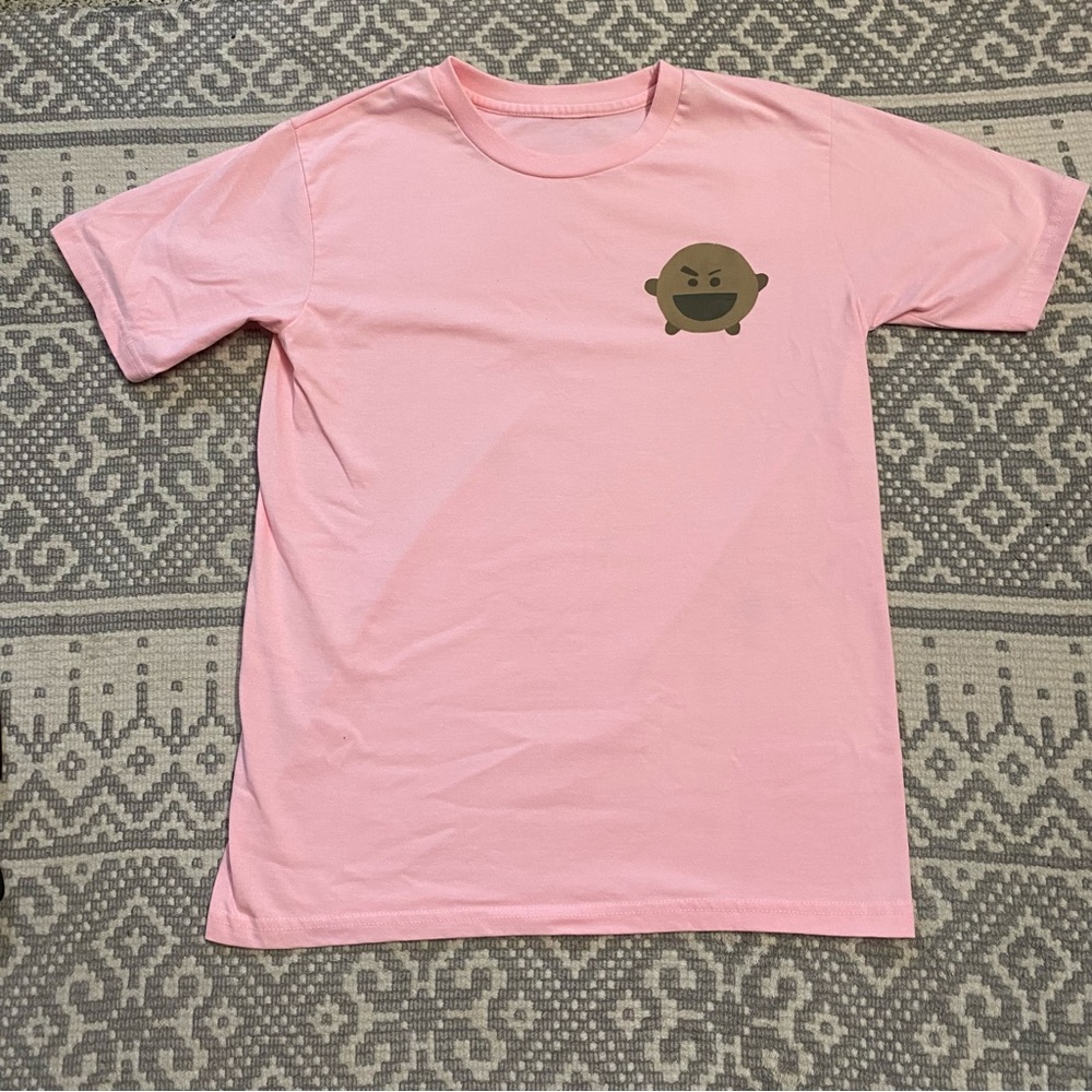 Pink BT21 Shooky T-Shirt